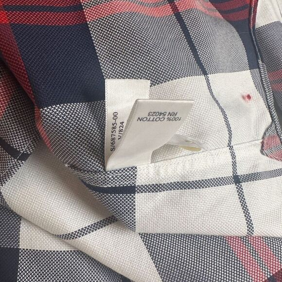 Plaid Banana Republic slim fit dress shirt- size L - Picture 5 of 7